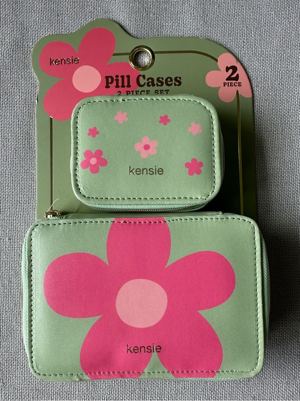 Kensie 2pc Travel Pill Cases New